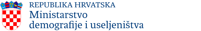 Logo Ministarstva demografije i useljeništva